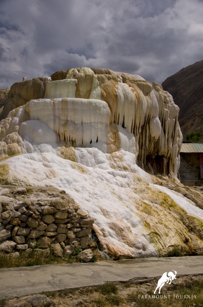 Garmchashma hot spring in Pamir
