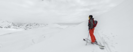 Extreme winter sport in Tajikistan