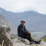 Portrait of Pamiri old man, Wkahn Valley, Pamir, Tajikistan