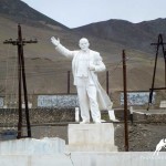 Lenin in Murghab, Pamir Highway, Tajikistan