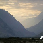 landscape of Wakhan valley, Pamir, Tajikistan