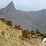 zarafshani houses in Ayni District, Tajikistan