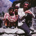 old photos, yagnobi family, yagnob valley, tajikistan