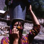 old photos, yagnobi girl, yagnob valley, tajikistan