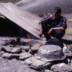 old photos, yagnobi shepherd, yagnob valley, tajikistan