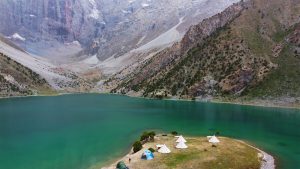 Luxury tent glamping trekking fann mountains Tajikistan