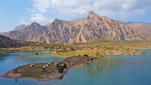 Luxury tent glamping Artuch trekking fann mountains Tajikistan camping